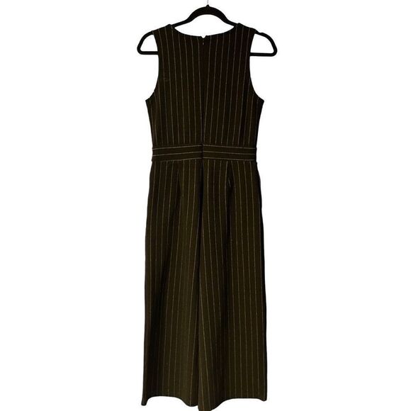 Papillon black & white pinstriped wide leg jumper small - Picture 3 of 5